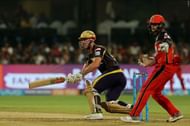 The sweep was Chris Lynn's go-to shot against the spinners in this game.